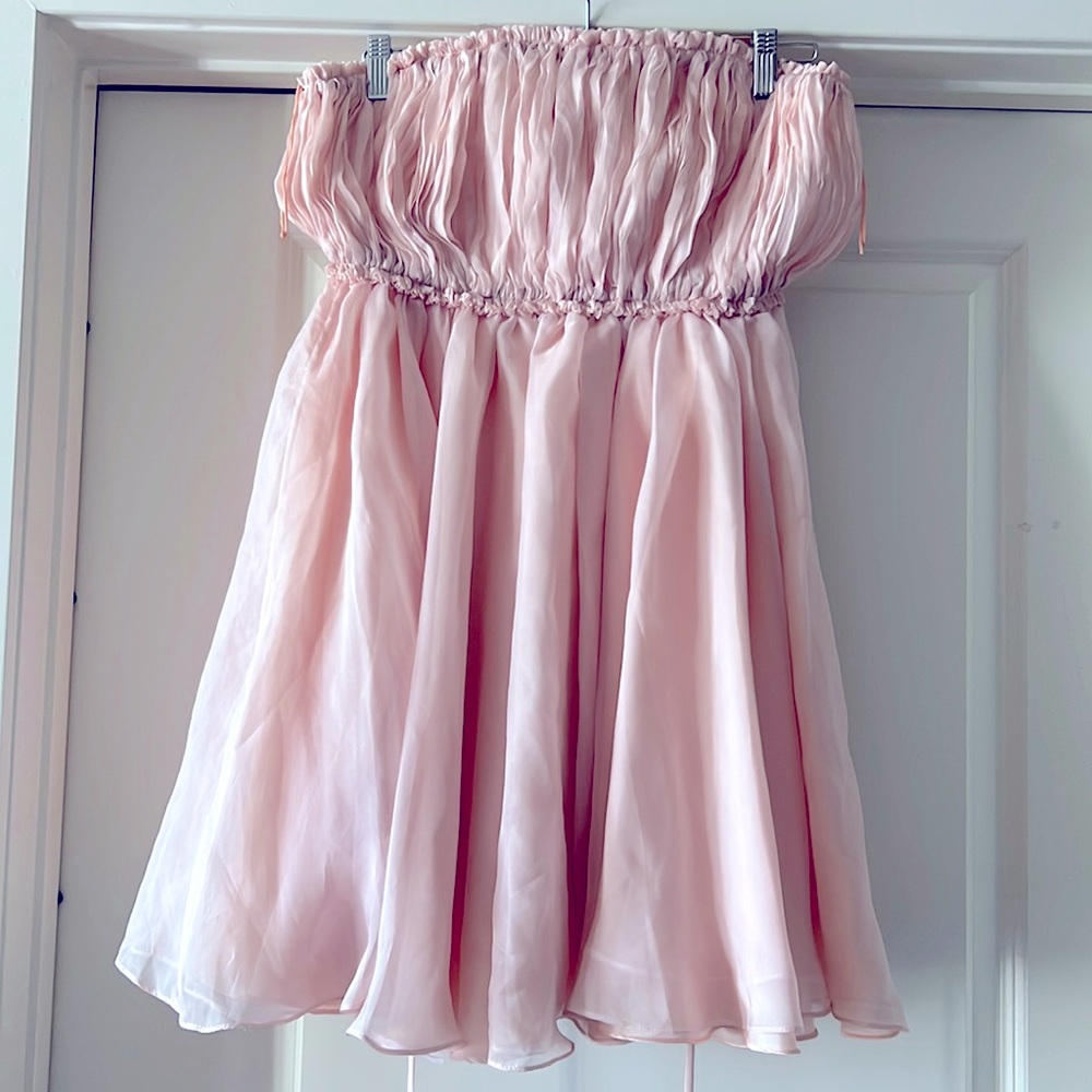 Wayne Cooper designer wedding prom dress pink size 2/Small great condition